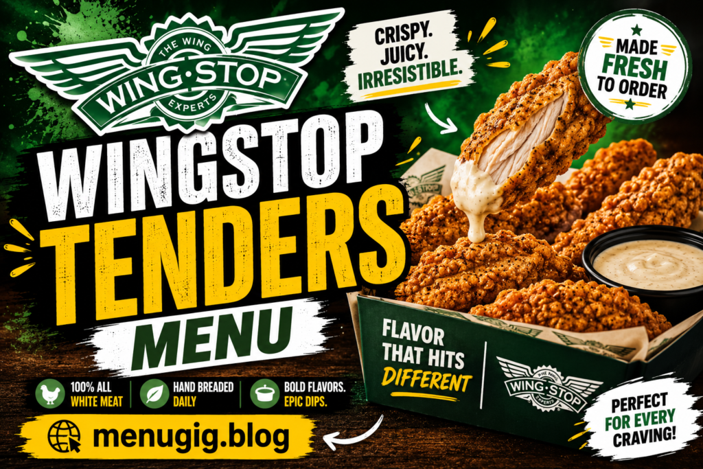 Wingstop Tenders Menu with Prices 2026