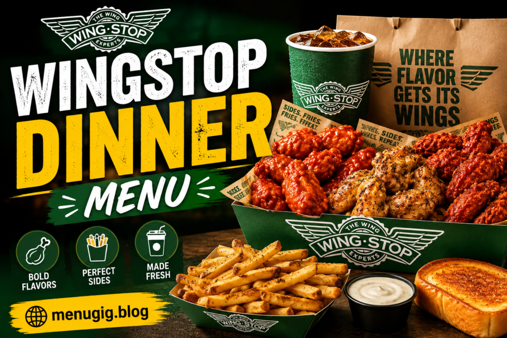 Wingstop Dinner Menu with Prices 2026