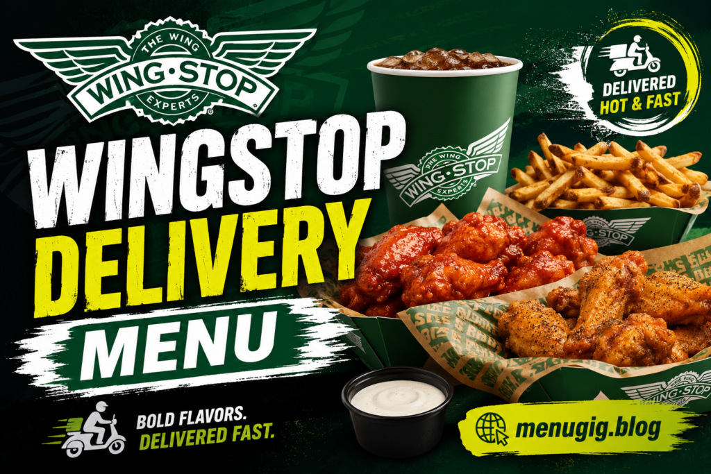 Wingstop Delivery Menu with Prices 2026