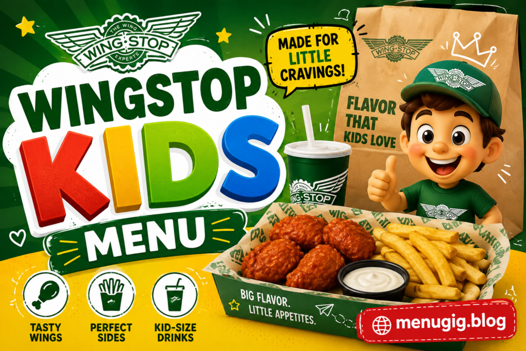 Wingstop Kids Menu with Prices 2026