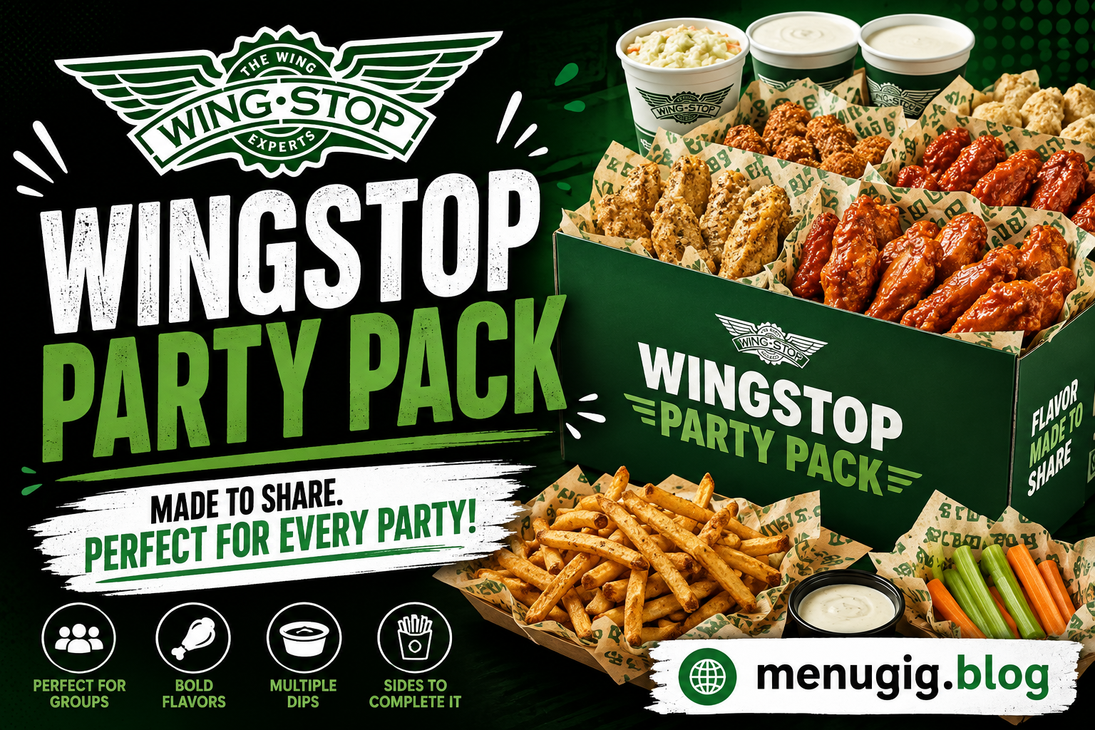 Wingstop Party Pack Menu with Prices 2026