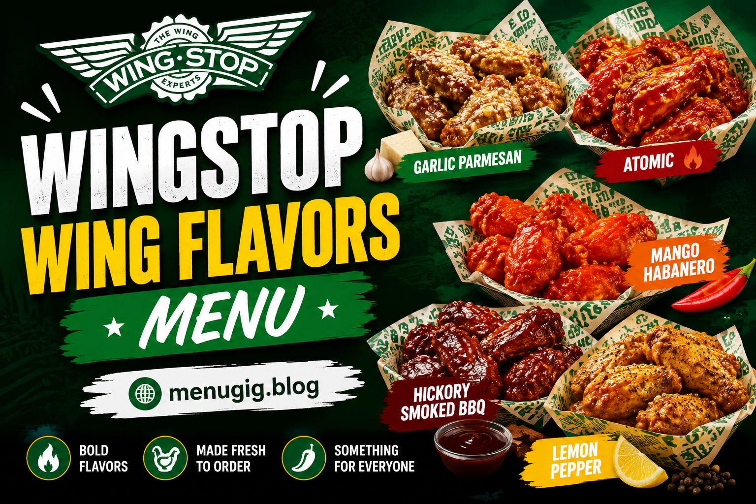Wingstop Wing Flavors Menu with Prices 2026