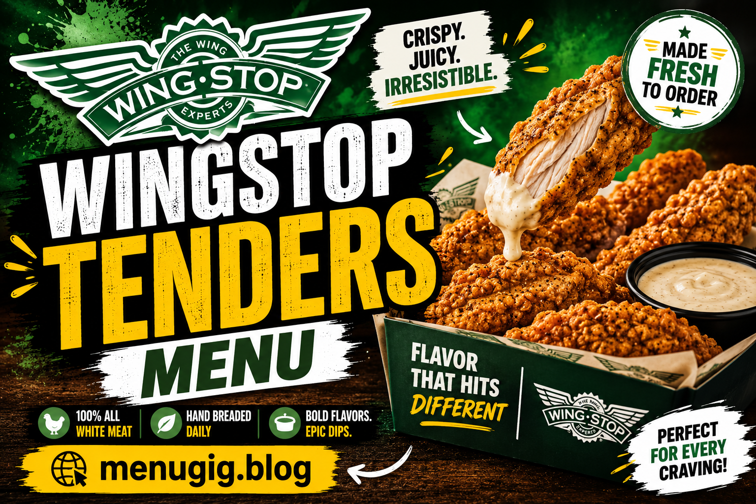 Wingstop Tenders Menu with Prices 2026