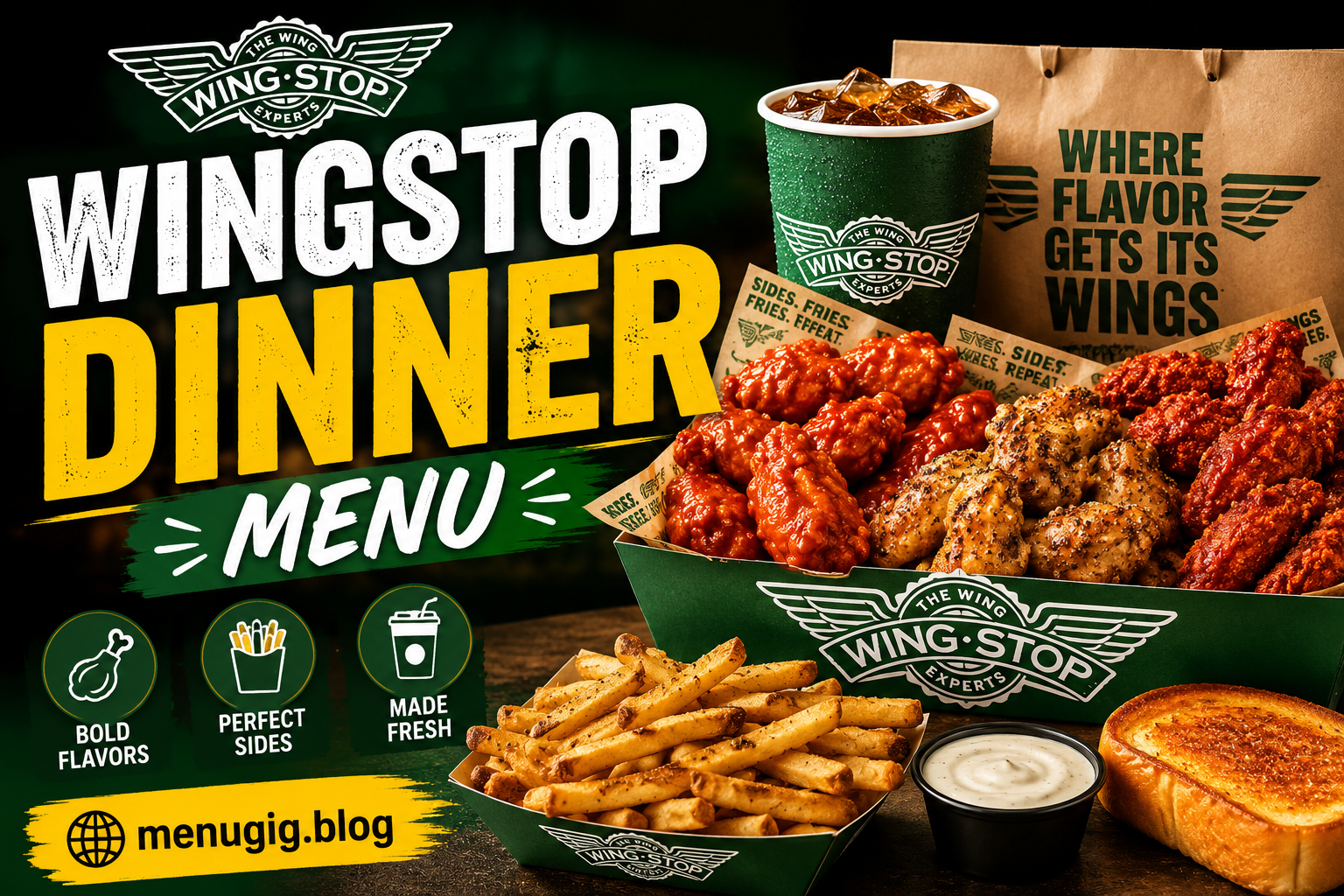 Wingstop Dinner Menu with Prices 2026