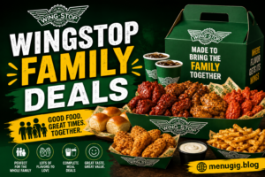 Wingstop Family Deals Menu with Prices 2026
