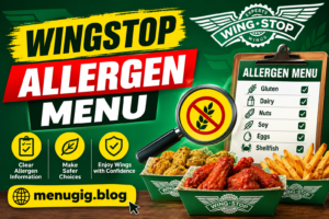 Wingstop Allergen Menu with Prices 2026