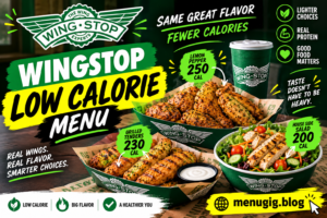 Wingstop Low Calorie Menu with Prices 2026