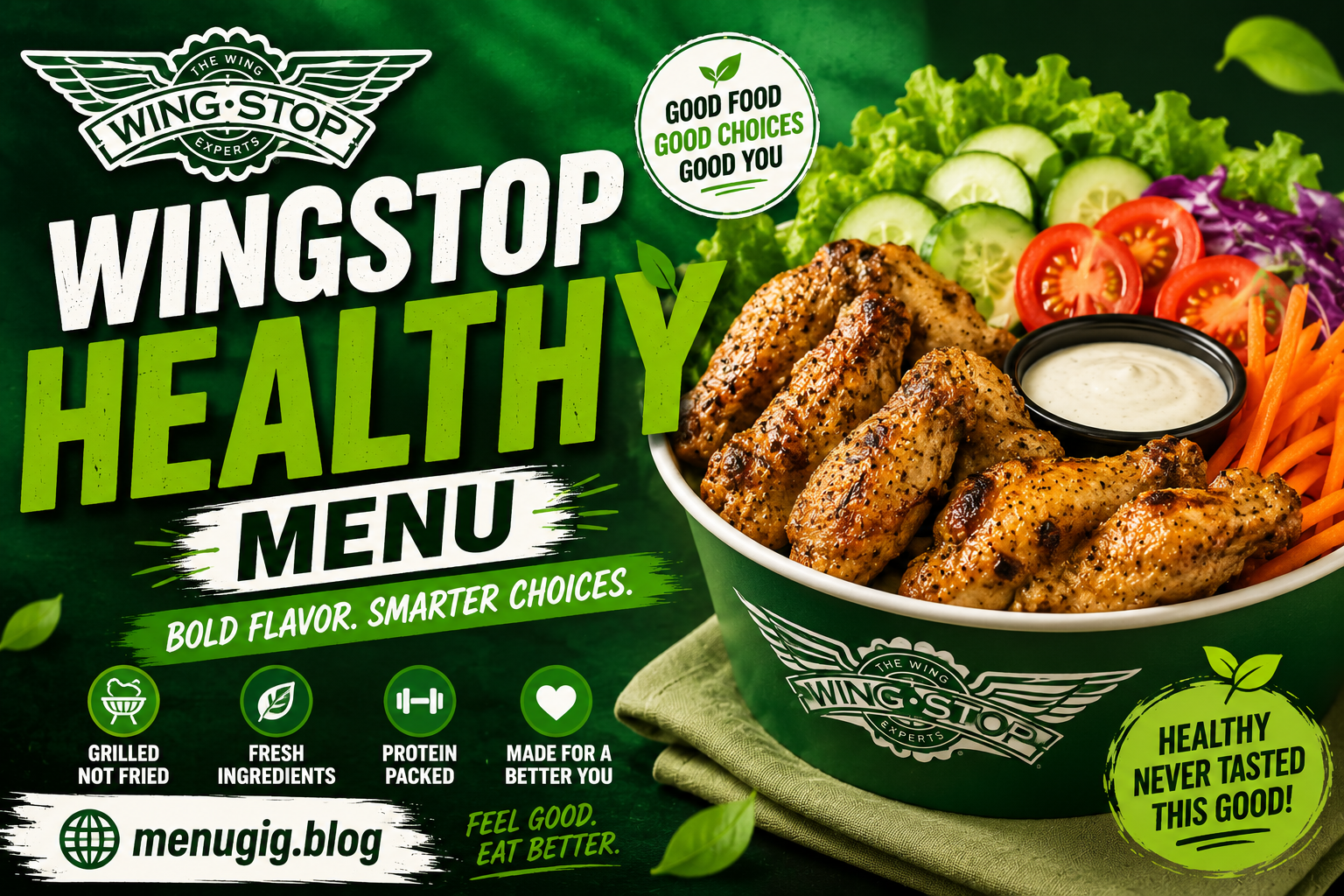 Wingstop Healthy Menu with Prices 2026