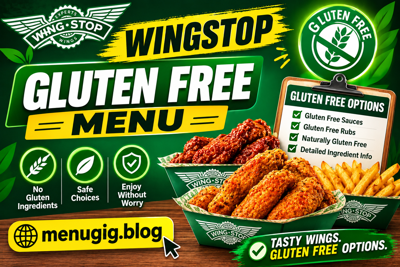 Wingstop Gluten Free Menu with Prices 2026