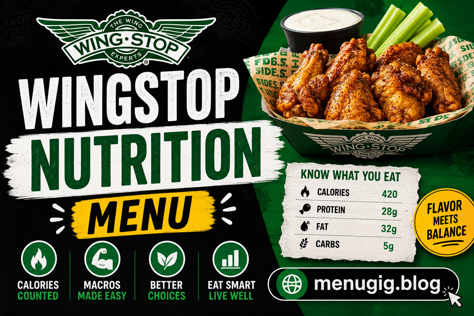 Wingstop Nutrition Menu with Prices 2026