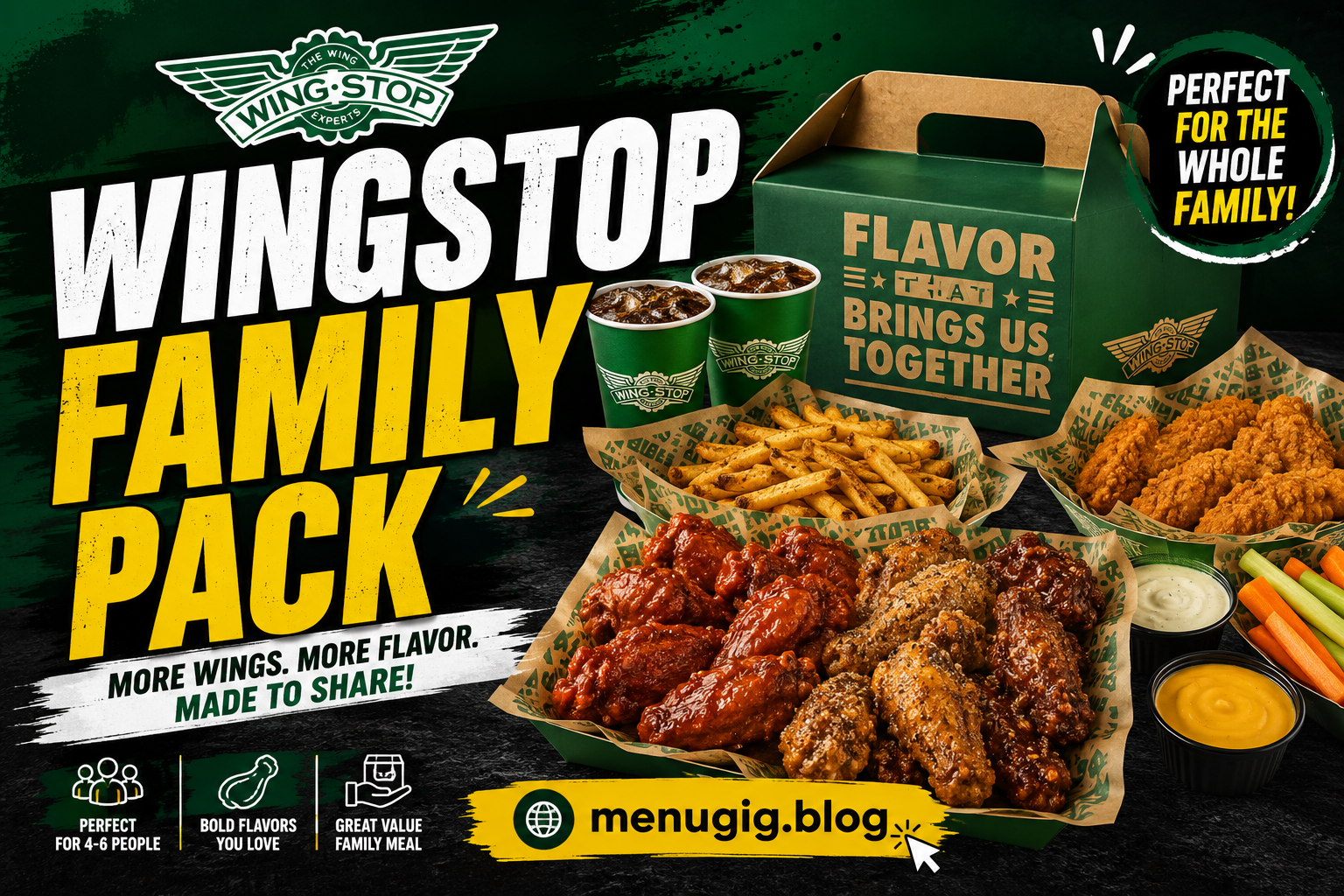 Wingstop Family Pack Menu with Prices 2026